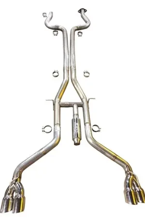 Price Cut MRT 3" Version 3 Cat-Back Exhaust System, 4" Quad Polished Tips :: 2016-2024 Camaro SS