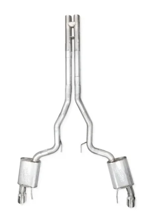 Stainless Works 3" Redline Cat-Back Exhaust w/ H-Pipe & Dual Tips, Factory Connect :: 2024-2026 Mustang GT & Dark Horse w/o Active Exhaust Handmade