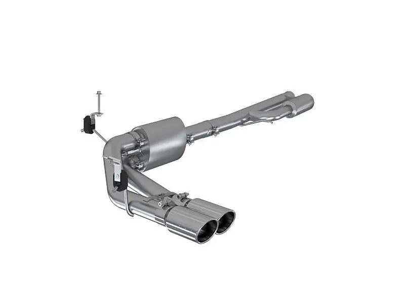 Shop Now MBRP Armor Lite 3" Cat-Back Exhaust System w/ Pre-Axle Dual Side Exit, Aluminized Steel :: 2019-2026 Silverado & GMC Sierra 1500 4.3L, 5.3L