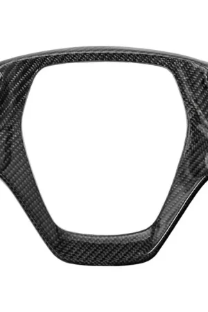 Special Discount C7 Corvette Steering Wheel Button Cover, Carbon Fiber :: 2014-2019 C7 Corvette
