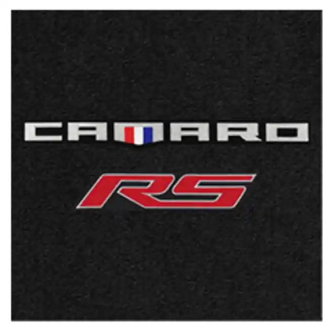 Editor’s Pick Lloyd 2pc Front Ultimat Floor Mats, Black Mats w/ Red Camaro RS Logo :: 2016-2024 Camaro