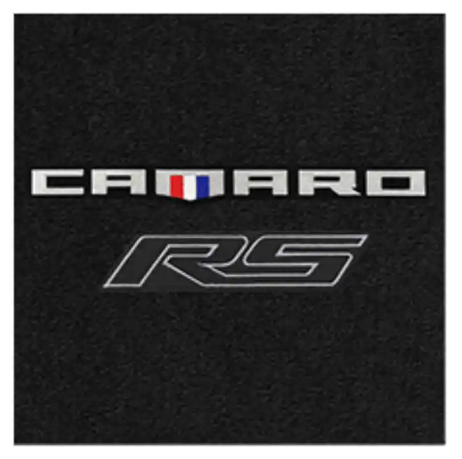 Lloyd Ultimat Trunk Mat, Black Mat w/ Black Camaro RS Logo :: 2016-2024 Camaro Coupe Budget