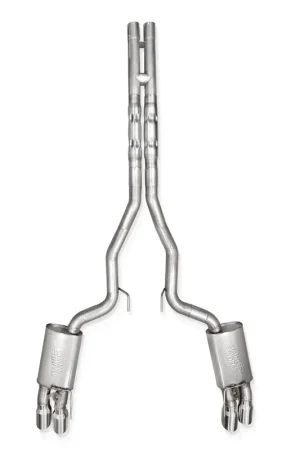 Stainless Works 3" Legend Cat-Back Exhaust w/ H-Pipe & Quad Tips, Performance Connect :: 2024-2026 Mustang GT & Dark Horse w/ Active Exhaust Buy Online