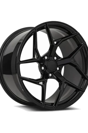 Shop Now MRR F10 Forged Rear Right Side Wheel, Gloss Black, 20x11 :: 2020-2026 C8 Corvette