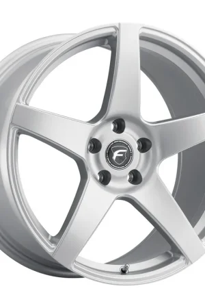 No Minimum Order Forgestar CF5 Performance Front Wheel, 19x9, Gloss Silver :: 2015-2025 Ford Mustang