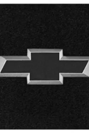 While Supplies Last Lloyd Ultimat Trunk Mat, Black Mat w/ Black Chevrolet Bowtie Logo :: 2016-2024 Camaro Convertible