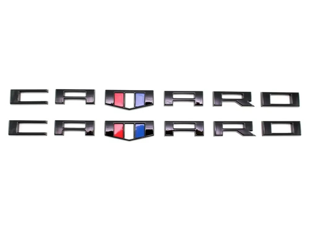Chevrolet Heritage "CAMARO" Emblem, Gloss Black :: 2010-2024 Camaro Factory Price