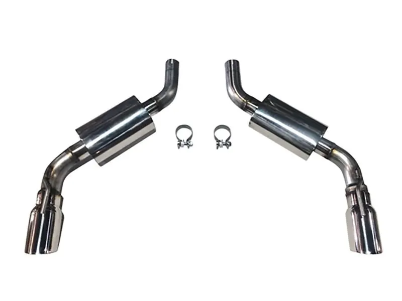 MRT 3" Version 2 Axle-Back Exhaust System, 4" Dual Polished Tips :: 2016-2024 Camaro 2.0L 4-Cyl High Quality