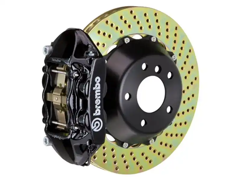 Clearance Brembo Rear GT System Big Brake Kit, 15" Cross Drilled Rotors :: 2014-2019 C7 Corvette Stingray, Z51, Z06, & Grand Sport
