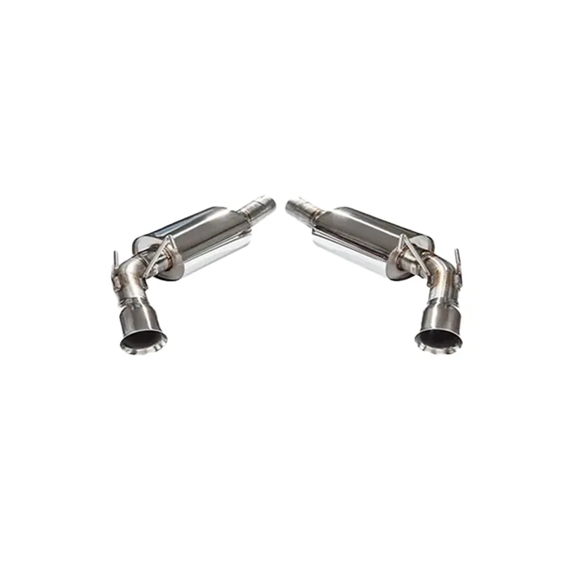 MRT 2.5" Version 2 Axle-Back Exhaust System w/ 4" Dual Polished Tips :: 2010-2015 Camaro SS Time-Limited