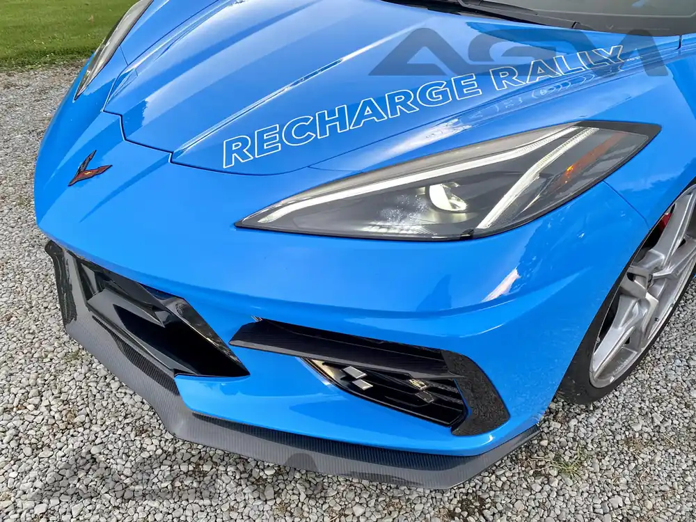 AGM Visible Carbon Fiber ULTRA Front Splitter :: 2020-2025 C8 Corvette Limited Edition