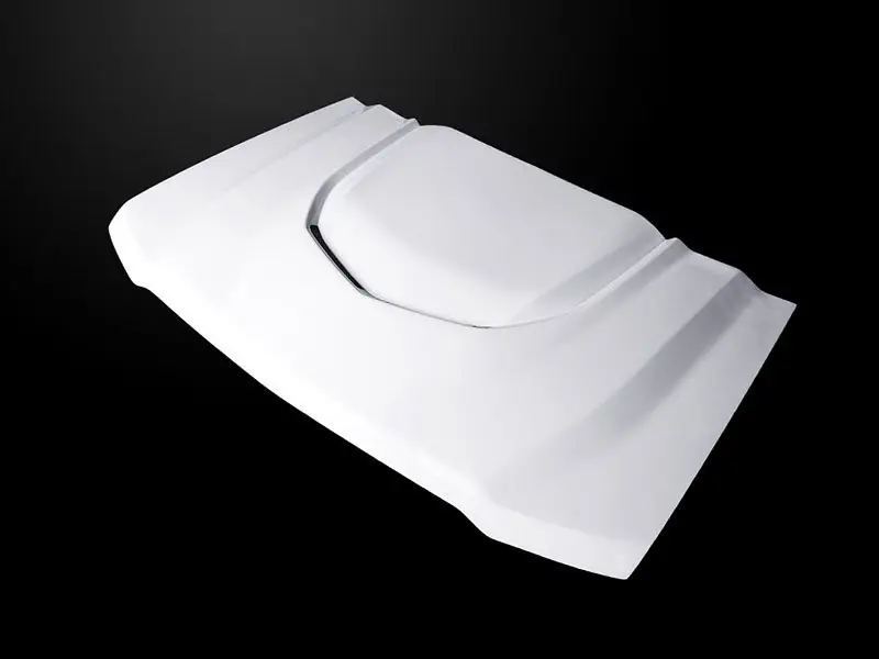 Limited Edition AmeriHood ZL1 Style Functional Ram Air Hood, Fiberglass :: 2016-2018 Silverado 1500