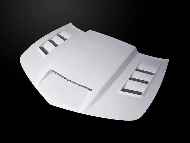 AmeriHood Type-VIP Functional Heat Extractor Ram Air Hood, Fiberglass :: 2010-2013 Camaro V6 & SS Exclusive Offer