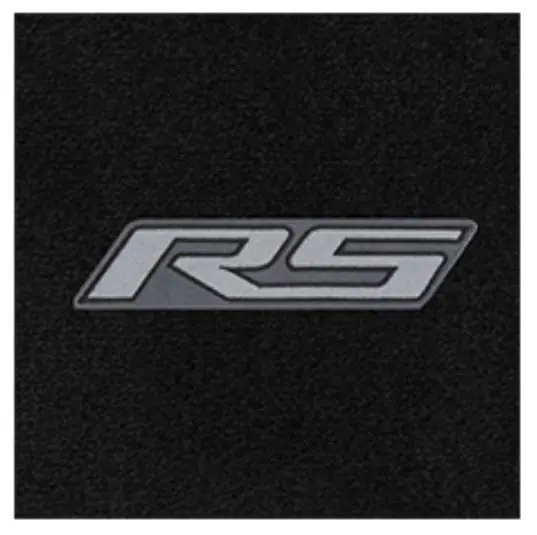 Limited Time Lloyd 2pc Ultimat Front Floor Mats, Black Mats w/ Silver RS Logo :: 2010-2015 Camaro