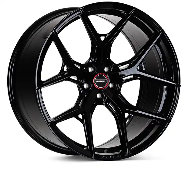 Vossen HF-5 Hybrid Forged Rear Wheel, Gloss Black, Deep Face, 20x11 +40 :: 2010-2024 Camaro & 2020-2026 Corvette Modern