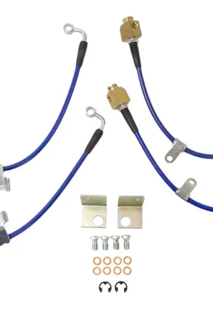 Buy Today Steeda Braided Stainless Brake Line Kit :: 2016-2023 Ford Mustang w/ MagneRide
