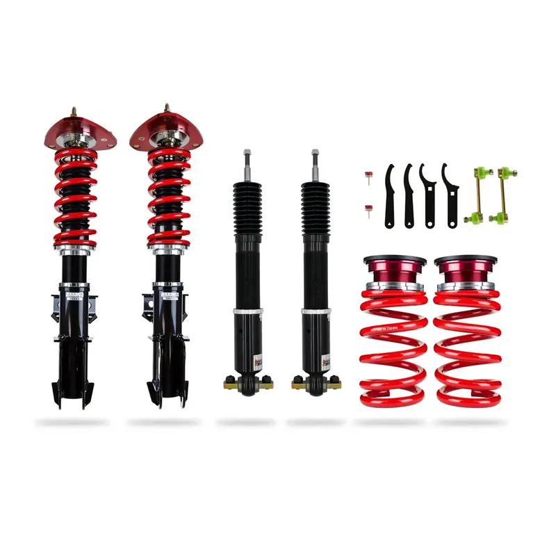 Free Returns Pedders Extreme XA Coilover Plus Kit w/ Front Camber Plates :: 2015-2026 Ford Mustang w/ MagneRide