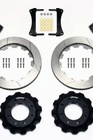 Wilwood TC6R Front 16" Big Brake Kit w/ Slotted Rotors & 6 Piston Black Calipers :: 2014-2018 Silverado & GMC Sierra 1500 Get Yours