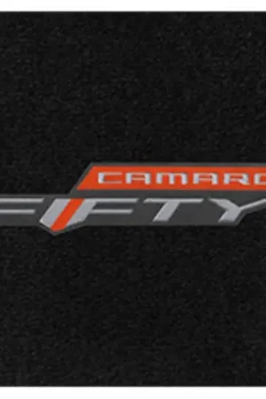 Get Yours Lloyd 4pc Front Ultimat Floor Mats, Black Mats w/ Camaro Fifty Logo :: 2016-2024 Camaro