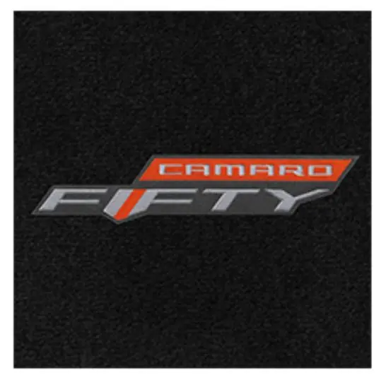 Get Yours Lloyd 4pc Front Ultimat Floor Mats, Black Mats w/ Camaro Fifty Logo :: 2016-2024 Camaro