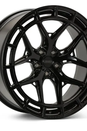 Vossen HFX-1 Hybrid Forged Front Wheel, Gloss Black, Deep Face, 20x9.5 +25 :: 2015-2026 Mustang Affordable
