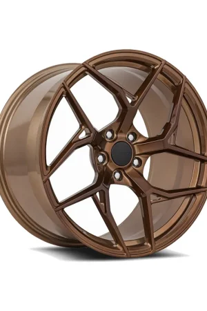 High Quality MRR F10 Forged Front Right Side Wheel, Gloss Bronze, 19x8.5 :: 2020-2026 C8 Corvette