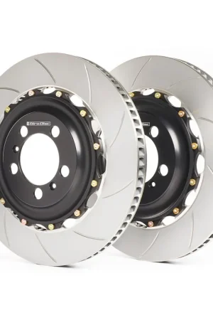 Girodisc 2pc Slotted Brake Rotors, Front :: 2015-2020 Ford Mustang GT350 Genuine