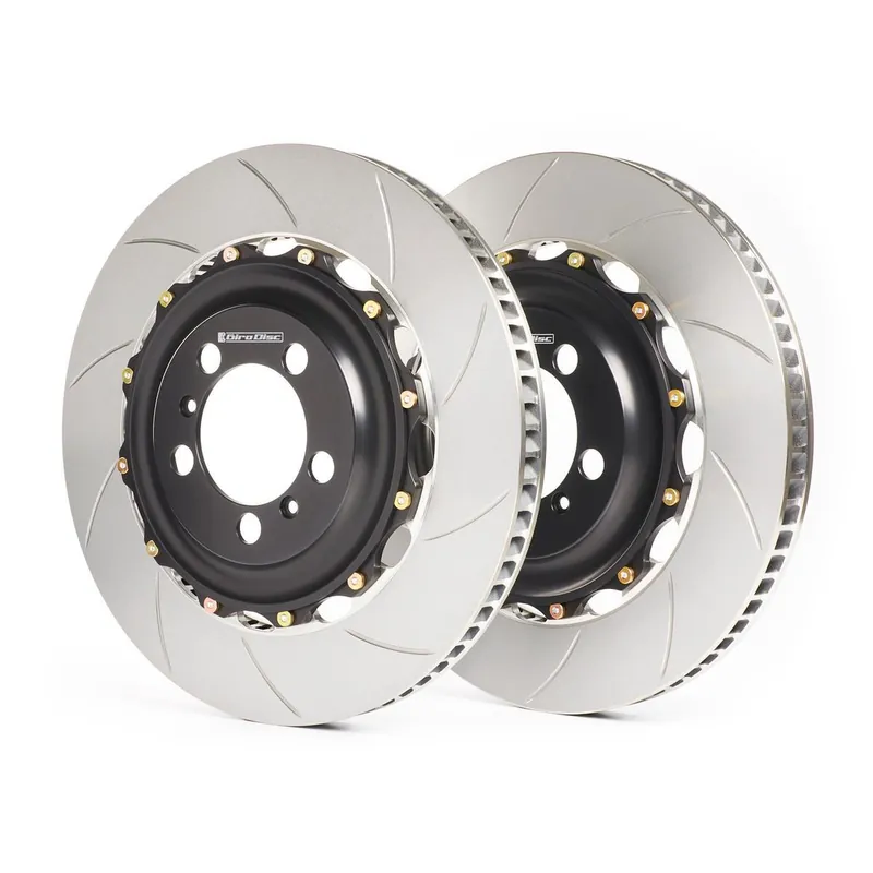Girodisc 2pc Slotted Brake Rotors, Front :: 2015-2020 Ford Mustang GT350 Genuine