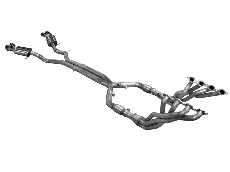 American Racing Headers 1 7/8" Long Tube Headers Full System w/X-pipe w/Cats, Quad Tips :: 2016-2024 Camaro SS & ZL1 Buy Direct