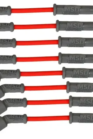 MSD Super Conductor Red Spark Plug Wires :: 2016-2024 Camaro SS & ZL1, 2014-2019 Corvette Seasonal Sale