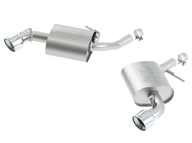 Affordable Borla 2.25" ATAK Axle-Back Exhaust System w/ 4.5" Dual Polished Tips :: 2016-2024 Camaro V6 w/o NPP Valves