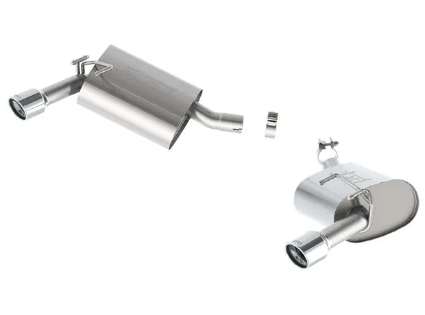Borla 2.25" S-Type Axle-Back Exhaust System w/ 3.5" Dual Polished Tips :: 2014-2015 Camaro V6 Grab Now