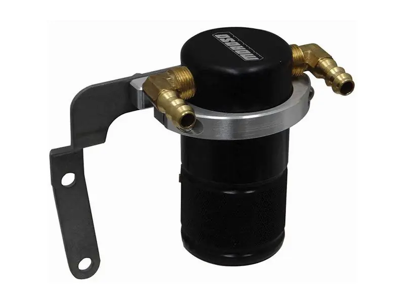Moroso Small Body Catch Can, Black :: 2014-2019 C7 Corvette Stingray & Grand Sport While Supplies Last