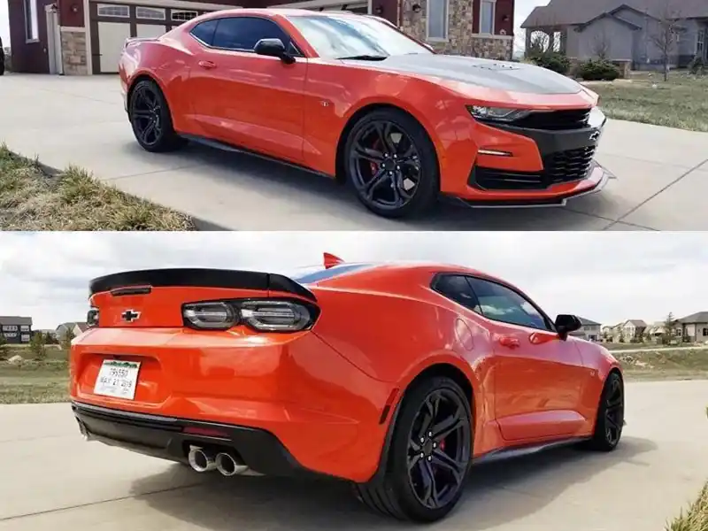Top Rated ACS ZL1 Style Side Rockers, Gloss Black :: 2016-2024 Camaro Non-ZL1