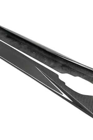Anderson Composites Side Skirt Extensions, Carbon Fiber :: 2020-2025 C8 Corvette Worldwide Shipping