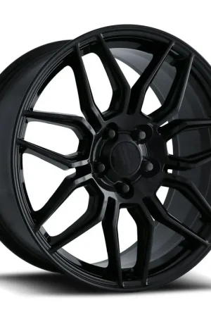 New Release FR 401F C8 Z06 Replica Front Wheel, Gloss Black, 19x8.5 :: 2020-2026 C8 Corvette Stingray
