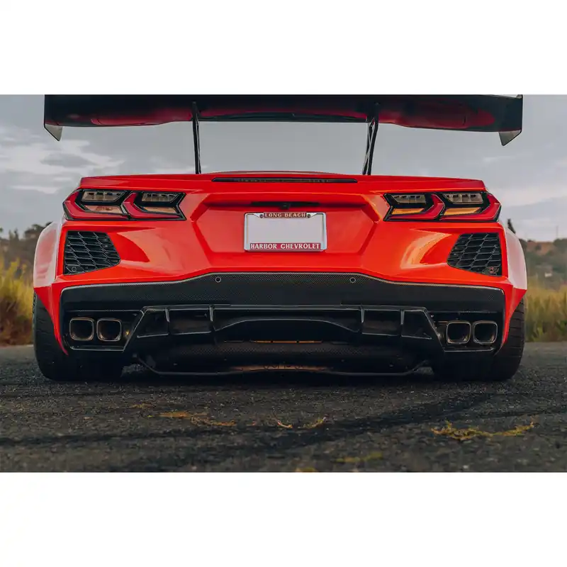 Last Chance StreetHunter Rear Diffuser, Carbon Fiber :: 2020-2025 Corvette Stingray