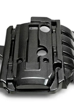 Anderson Composites Engine Cover, Carbon Fiber :: 2015-2023 Ford Mustang EcoBoost Fresh Stock