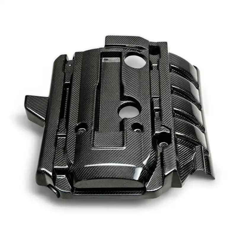 Anderson Composites Engine Cover, Carbon Fiber :: 2015-2023 Ford Mustang EcoBoost Fresh Stock