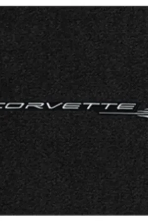 Limited Time Lloyd Front Ultimat Trunk Mat, Black w/ "Corvette" & Stingray Logo :: 2020-2025 C8 Corvette