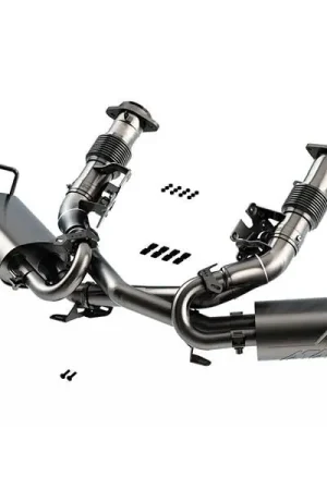Borla 3" ATAK Cat-Back Exhaust System w/ 4" Quad Polished Tips, w/ AFM and NPP Valves :: 2020-2026 C8 Corvette & E-Ray Factory Price