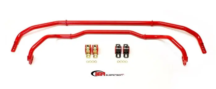 Same Day Shipping BMR Sway Bar Kit w/Bushings, Red :: 2013-2015 Camaro SS