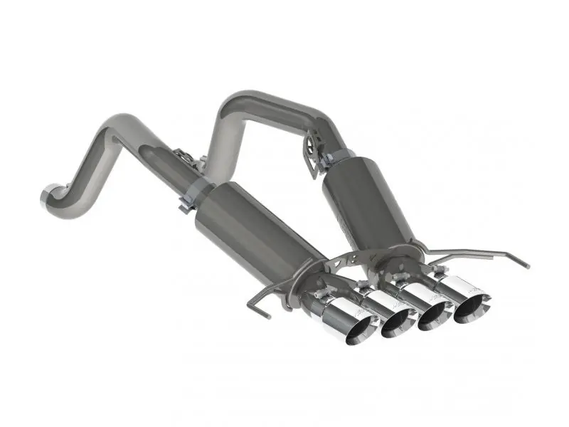 Special Discount MBRP Armor Pro 3" Dual Muffler Axle-Back Exhaust System w/ 4" Quad Polished Tips, T304 Stainless Steel :: 2014-2019 C7 Corvette