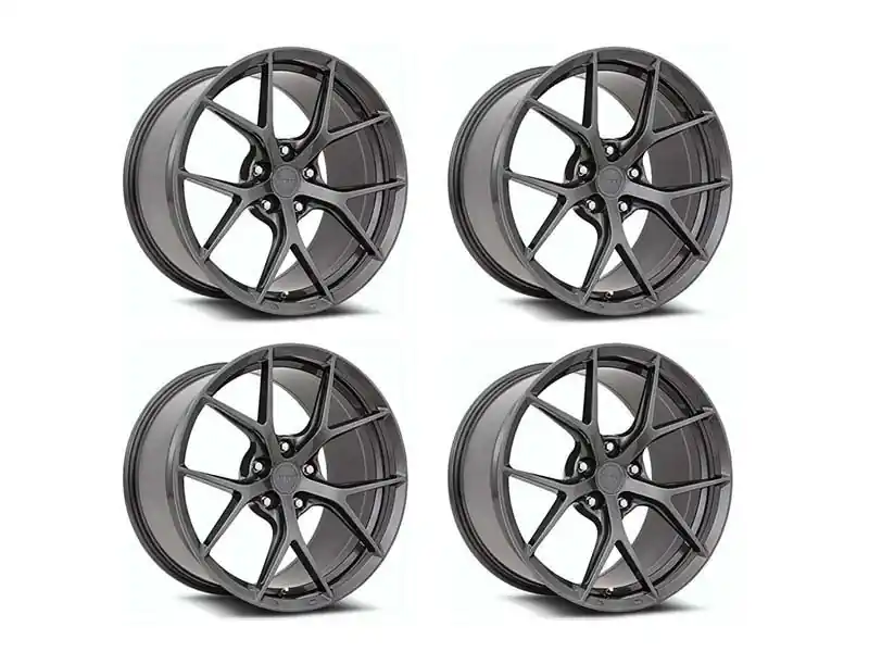 MRR FS06 Wheel Set, Gloss Gun Metal, 20x10 & 20x11 :: 2010-2024 Camaro Free Shipping