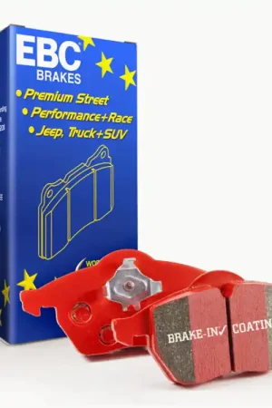 Free Returns EBC Redstuff Front Brake Pads :: 2015-2023 Ford Mustang V6 & EcoBoost w/o Performance Pack