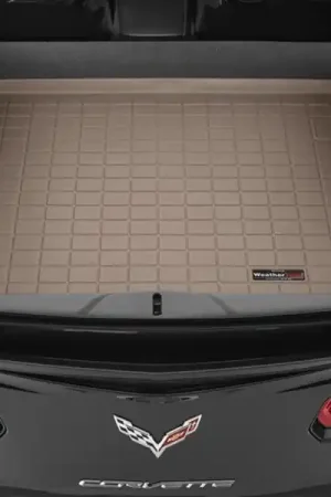 Price Drop WeatherTech Trunk Cargo Liner, Tan :: 2014-2019 C7 Corvette Coupe