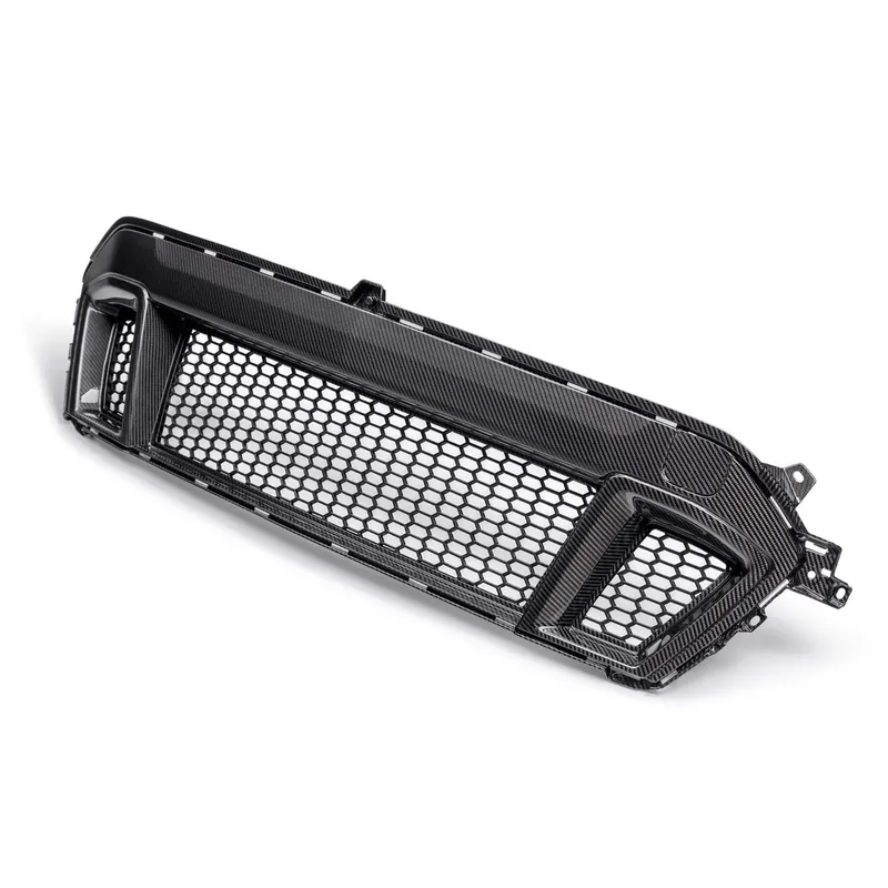 Anderson Composites Front Grille, Carbon Fiber :: 2024-2025 Ford Mustang GT Genuine