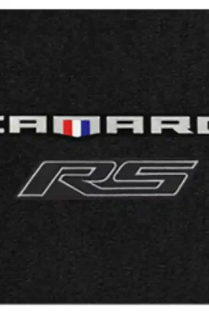 Latest Lloyd 4pc Front Ultimat Floor Mats, Black Mats w/ Black Camaro RS Logo :: 2016-2024 Camaro