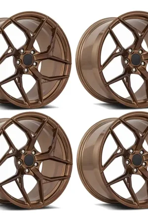 Grab Now MRR F10 Wheel Set, Gloss Bronze, 19x8.5 & 20x11 :: 2020-2026 C8 Corvette