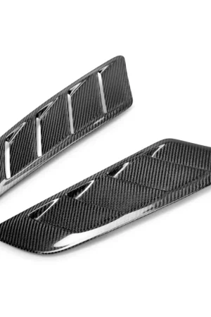 Anderson Composites Type-AB Hood Vents, Carbon Fiber :: 2015-2017 Ford Mustang GT Affordable